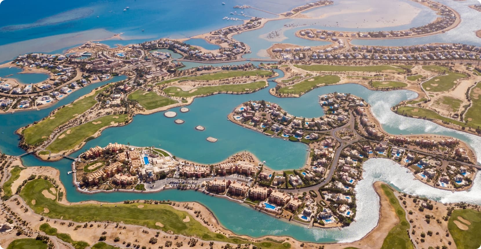 El Gouna resort town near Hurghada